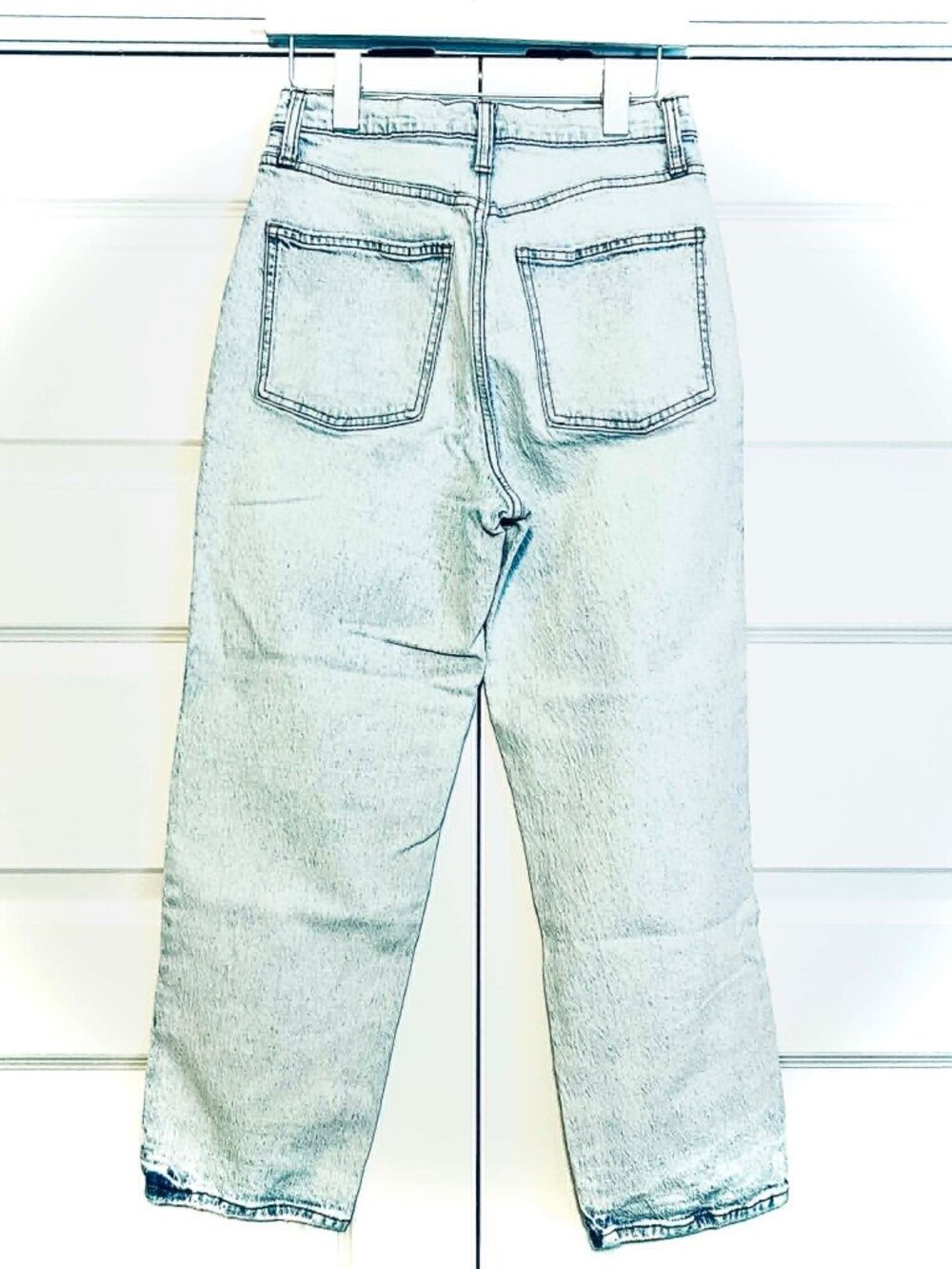 New UNIVERSAL THREAD Vintage Highest-Rise Straight Jeans Vintage Light Wash 8\29 - Picture 5 of 7